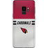 NFL Arizona Cardinals White Striped Galaxy S9 Skin